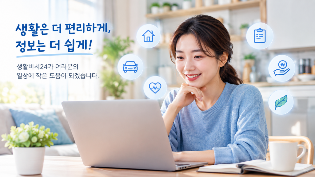 생활비서24 사이트 소개 생활비서24 사이트 소개