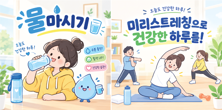 건강한 생활습관 하루 루틴