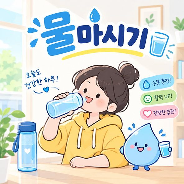물마시기 건강 습관
