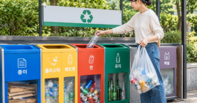 재활용 분리수거장