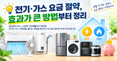 전기·가스 요금 절약 가이드